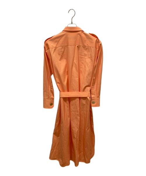 DSQUARED2（ディースクエアード）DSQUARED2 (ディースクエアード) ベルト付きシャツワンピース オレンジ サイズ:SIZE 36の古着・服飾アイテム