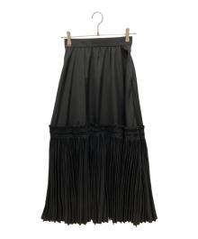 SHE TOKYO（シートーキョー）の古着「プリーツスカート」｜ブラック