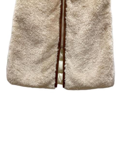 MONCLER（モンクレール）MONCLER (モンクレール) ロングダウンベスト ベージュ サイズ:SIZE 0の古着・服飾アイテム