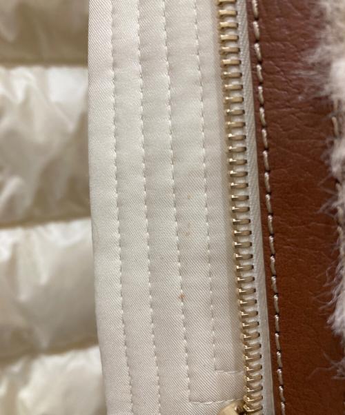 MONCLER（モンクレール）MONCLER (モンクレール) ロングダウンベスト ベージュ サイズ:SIZE 0の古着・服飾アイテム