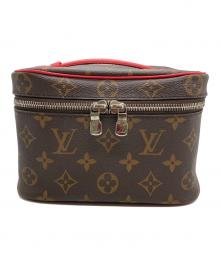 LOUIS VUITTON（ルイ ヴィトン）の古着「バニティバッグ　モノグラム　ニース・ミニ」｜ブラウン