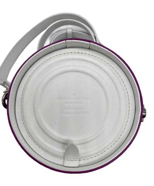 LOUIS VUITTON（ルイ ヴィトン）LOUIS VUITTON (ルイ ヴィトン) ペイントカンバッグ ホワイト×パープルの古着・服飾アイテム