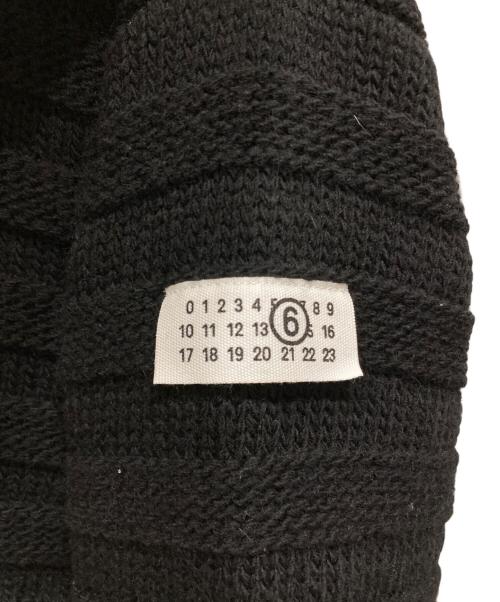 MM6 Maison Margiela（エムエムシックスメゾンマルジェラ）MM6 Maison Margiela (エムエムシックスメゾンマルジェラ) ダメージクロップドニット ブラック サイズ:SIZE XXSの古着・服飾アイテム