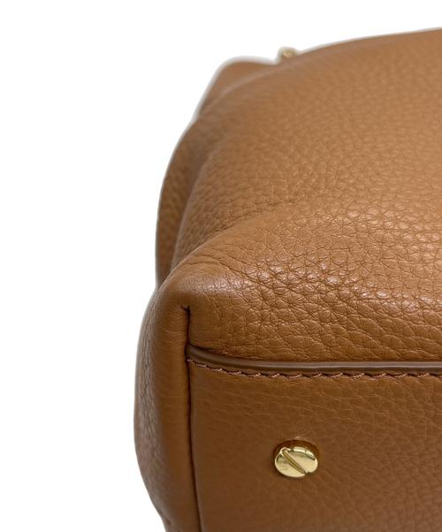 TORY BURCH（トリーバーチ）TORY BURCH (トリーバーチ) チェーンレザートートバッグ ブラウンの古着・服飾アイテム
