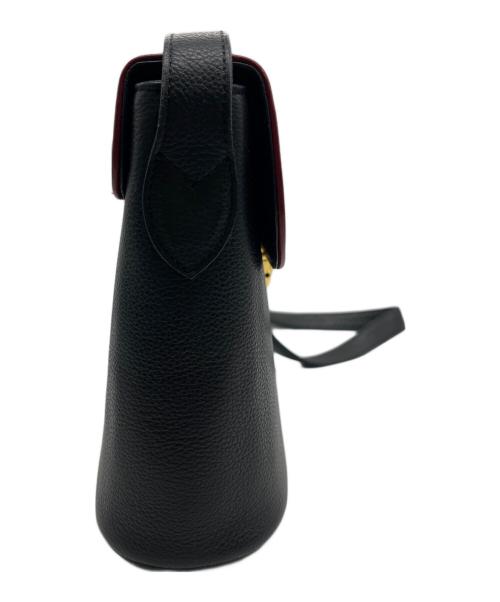 Yves Saint Laurent（イヴサンローラン）Yves Saint Laurent (イヴサンローラン) ダイヤカットショルダーバッグ ブラックの古着・服飾アイテム