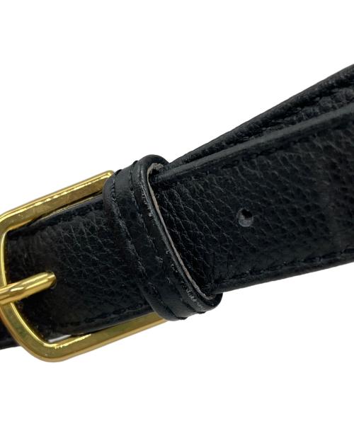 Yves Saint Laurent（イヴサンローラン）Yves Saint Laurent (イヴサンローラン) ダイヤカットショルダーバッグ ブラックの古着・服飾アイテム