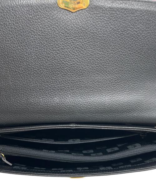 Yves Saint Laurent（イヴサンローラン）Yves Saint Laurent (イヴサンローラン) ダイヤカットショルダーバッグ ブラックの古着・服飾アイテム