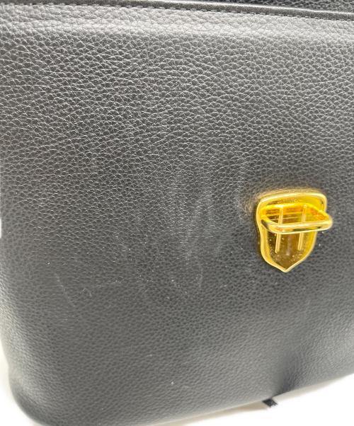 Yves Saint Laurent（イヴサンローラン）Yves Saint Laurent (イヴサンローラン) ダイヤカットショルダーバッグ ブラックの古着・服飾アイテム