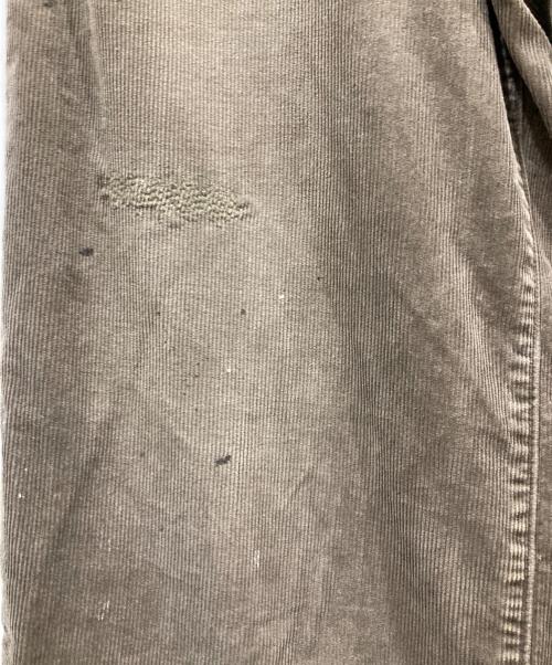 JOHNBULL（ジョンブル）Johnbull (ジョンブル) コーデュロイワイドパンツ ダメージパンツ カーキ サイズ:SIZE Mの古着・服飾アイテム