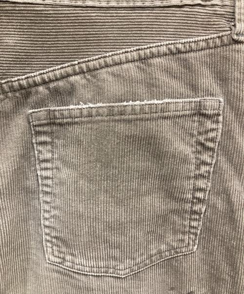 JOHNBULL（ジョンブル）Johnbull (ジョンブル) コーデュロイワイドパンツ ダメージパンツ カーキ サイズ:SIZE Mの古着・服飾アイテム