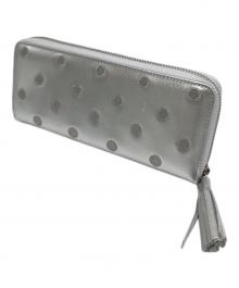 EAR×Perche（イア×ペルケ）の古着「ドット柄長財布」｜シルバー