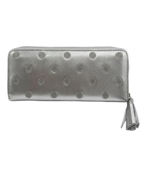 EAR（イア）EAR (イア) Perche (ペルケ) ドット柄長財布 シルバーの古着・服飾アイテム