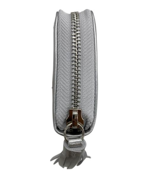 EAR（イア）EAR (イア) Perche (ペルケ) ドット柄長財布 シルバーの古着・服飾アイテム