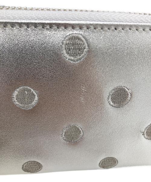 EAR（イア）EAR (イア) Perche (ペルケ) ドット柄長財布 シルバーの古着・服飾アイテム