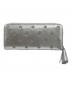 EAR (イア) Perche (ペルケ) ドット柄長財布 シルバー：4000円