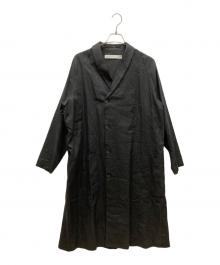 ASEEDONCLOUD（アシードンクラウド）の古着「リネンコート」｜ブラック