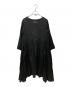 UNIVERSAL TISSU（ユニバーサルティシュ）の古着「リネンワンピース」｜ブラック