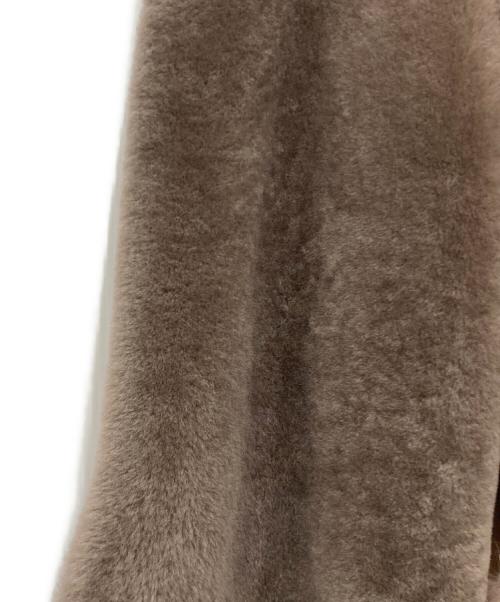 BLANCHA（ブランカ）BLANCHA (ブランカ) ムートンベスト グレー サイズ:SIZE 42の古着・服飾アイテム