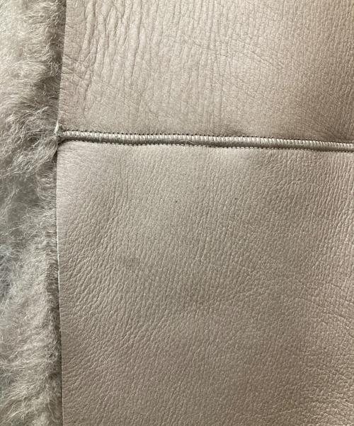 BLANCHA（ブランカ）BLANCHA (ブランカ) ムートンベスト グレー サイズ:SIZE 42の古着・服飾アイテム