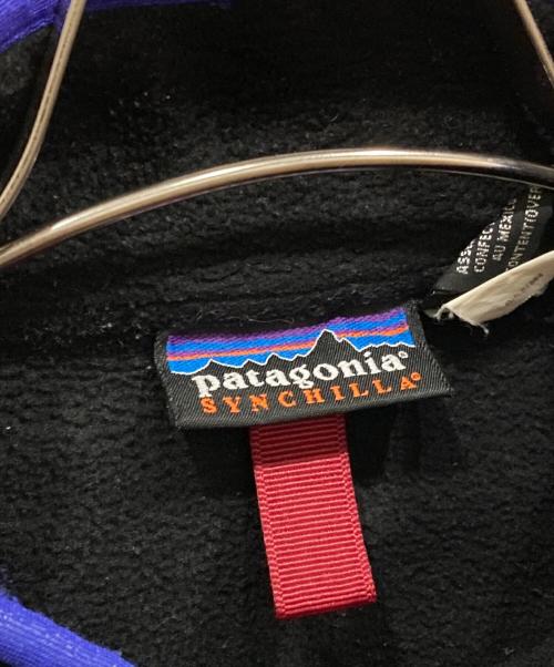 Patagonia SYNCHILLA（パタゴニア シンチラ）Patagonia SYNCHILLA (パタゴニア シンチラ) シンチラスナップT プルオーバー ブラック サイズ:SIZE Mの古着・服飾アイテム