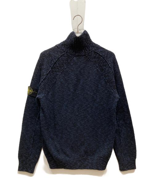 STONE ISLAND（ストーンアイランド）STONE ISLAND (ストーンアイランド) Vネックニット ネイビー サイズ:Mの古着・服飾アイテム