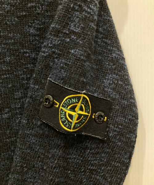 STONE ISLAND（ストーンアイランド）STONE ISLAND (ストーンアイランド) Vネックニット ネイビー サイズ:Mの古着・服飾アイテム
