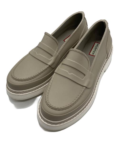 HUNTER（ハンター）HUNTER (ハンター) レインローファー ベージュ サイズ:SIZE 39の古着・服飾アイテム