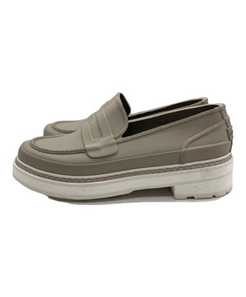 HUNTER（ハンター）HUNTER (ハンター) レインローファー ベージュ サイズ:SIZE 39の古着・服飾アイテム