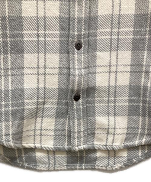 OUTERKNOWN（アウターノーン）OUTERKNOWN (アウターノーン) ブランケットチェックシャツ グレー サイズ:SIZE Sの古着・服飾アイテム