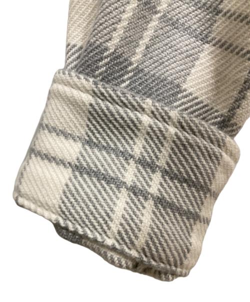 OUTERKNOWN（アウターノーン）OUTERKNOWN (アウターノーン) ブランケットチェックシャツ グレー サイズ:SIZE Sの古着・服飾アイテム