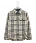 OUTERKNOWN（アウターノーン）の古着「ブランケットチェックシャツ」｜グレー