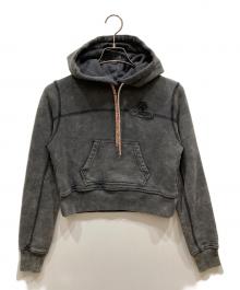 Vivienne Westwood RED LABEL（ヴィヴィアンウエストウッドレッドレーベル）の古着「ケミカルウォッシュ コンパクトフーディ」｜グレー