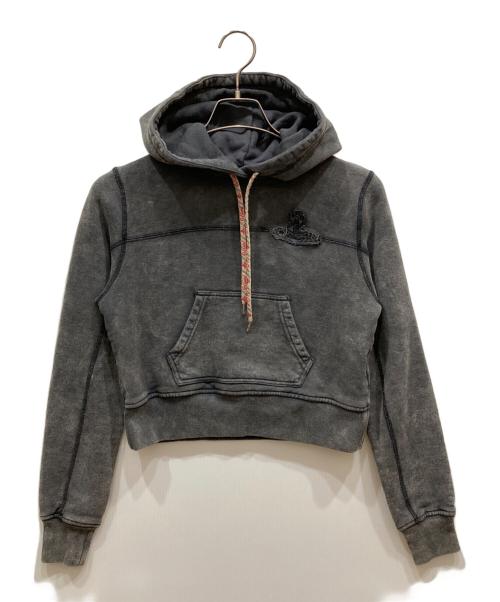 Vivienne Westwood RED LABEL（ヴィヴィアンウエストウッドレッドレーベル）Vivienne Westwood RED LABEL (ヴィヴィアンウエストウッドレッドレーベル) ケミカルウォッシュ コンパクトフーディ グレー サイズ:00の古着・服飾アイテム