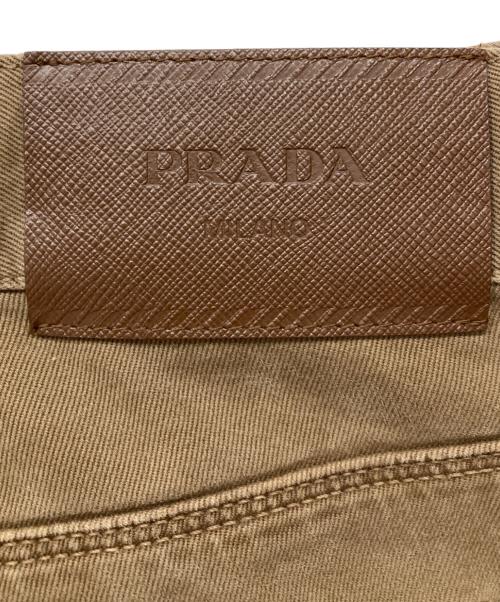 PRADA（プラダ）PRADA (プラダ) スリムパンツ ブラウン サイズ:SIZE 34の古着・服飾アイテム