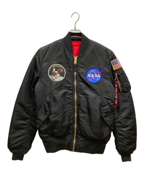 ALPHA（アルファ）ALPHA (アルファ) リバーシブルフライトジャケット ブラック サイズ:SIZE Mの古着・服飾アイテム