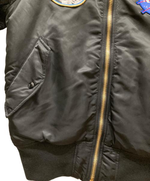 ALPHA（アルファ）ALPHA (アルファ) リバーシブルフライトジャケット ブラック サイズ:SIZE Mの古着・服飾アイテム