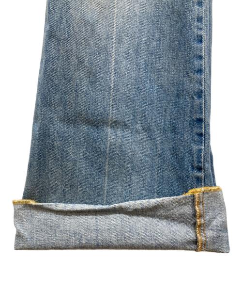 GUCCI（グッチ）GUCCI (グッチ) カットオフフレアデニムデニムパンツ インディゴ サイズ:26の古着・服飾アイテム