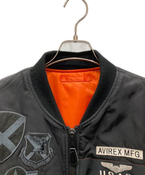 AVIREX（アヴィレックス）AVIREX (アヴィレックス) MA-1ジャケット ブラック サイズ:SIZE 2XLの古着・服飾アイテム