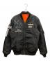 AVIREX（アヴィレックス）の古着「MA-1ジャケット」｜ブラック