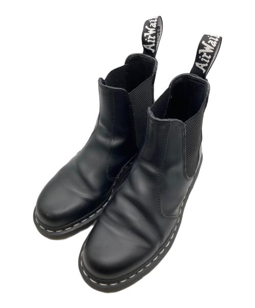 Dr.Martens（ドクターマーチン）Dr.Martens (ドクターマーチン) WHITE STITCH LEATHER CHELSEA BOOTS ブラック サイズ:25の古着・服飾アイテム