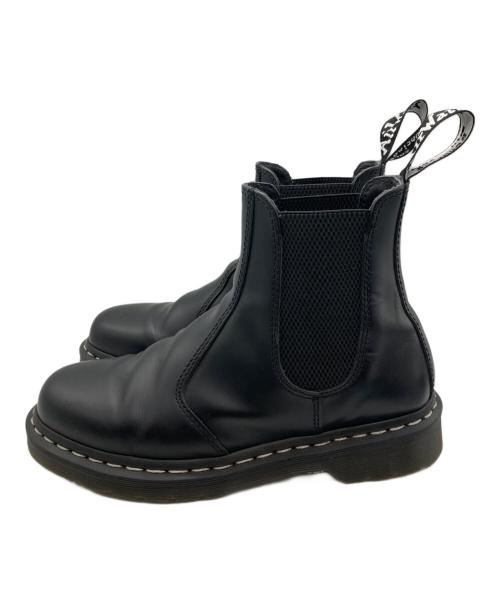 Dr.Martens（ドクターマーチン）Dr.Martens (ドクターマーチン) WHITE STITCH LEATHER CHELSEA BOOTS ブラック サイズ:25の古着・服飾アイテム