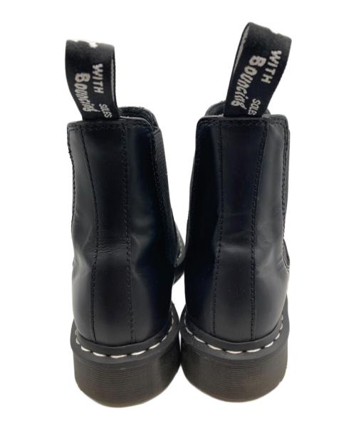 Dr.Martens（ドクターマーチン）Dr.Martens (ドクターマーチン) WHITE STITCH LEATHER CHELSEA BOOTS ブラック サイズ:25の古着・服飾アイテム
