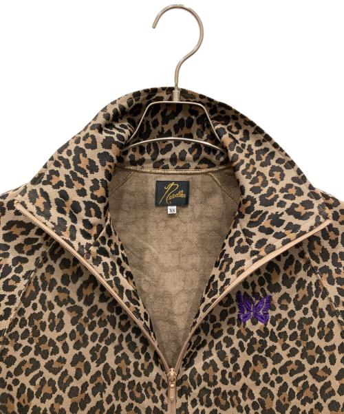 Needles（ニードルズ）Needles (ニードルズ) Track Jacket - Poly Jacquard ブラウン×ブラック サイズ:SIZE XLの古着・服飾アイテム