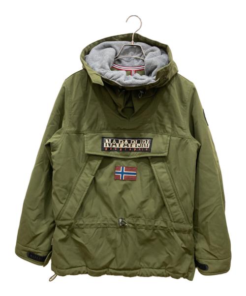 NAPAPIJRI（ナパピリ）NAPAPIJRI (ナパピリ) アノラックパーカー オリーブ サイズ:SIZE Sの古着・服飾アイテム