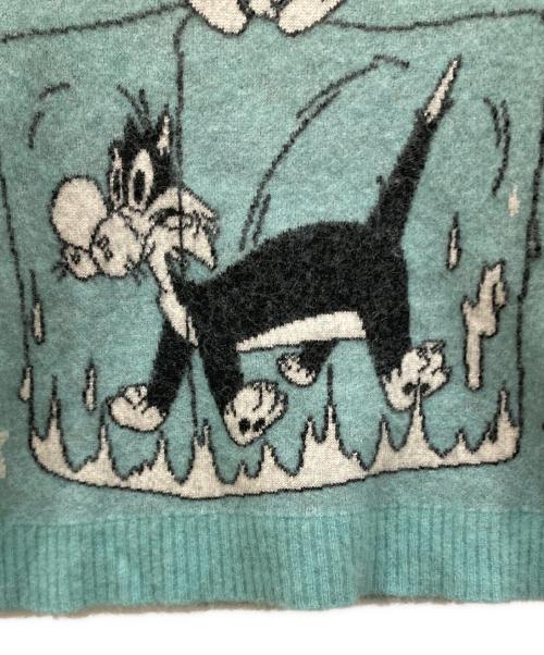 ALANUI（アラヌイ）ALANUI (アラヌイ) LOONEY TUNES (ルーニーチューンズ) コラボニット グリーン サイズ:SIZE XSの古着・服飾アイテム