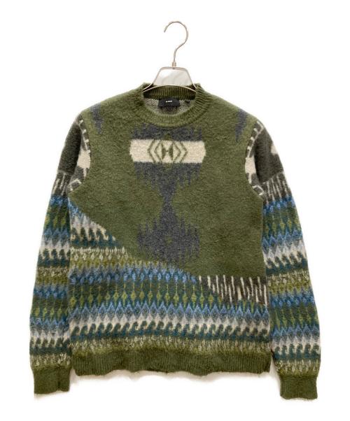ALANUI（アラヌイ）ALANUI (アラヌイ) ノルディックセーター グリーン サイズ:SIZE Sの古着・服飾アイテム
