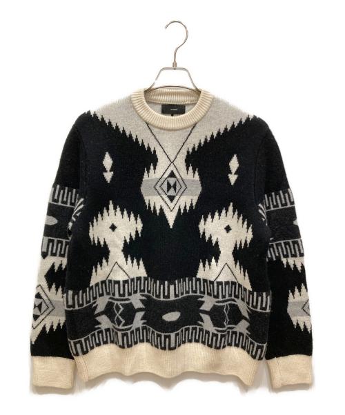 ALANUI（アラヌイ）ALANUI (アラヌイ) アイコンジャガードセーター ブラック サイズ:SIZE Lの古着・服飾アイテム