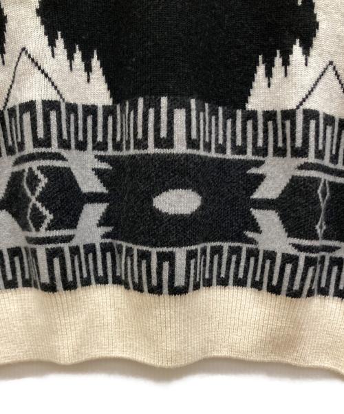 ALANUI（アラヌイ）ALANUI (アラヌイ) アイコンジャガードセーター ブラック サイズ:SIZE Lの古着・服飾アイテム