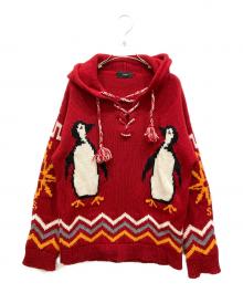ALANUI（アラヌイ）の古着「フォーザラブオブペンギンズフーディー」｜レッド