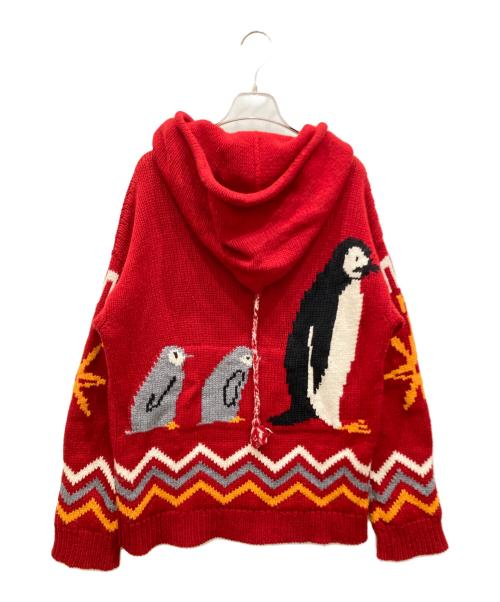 ALANUI（アラヌイ）ALANUI (アラヌイ) フォーザラブオブペンギンズフーディー レッド サイズ:SIZE XSの古着・服飾アイテム